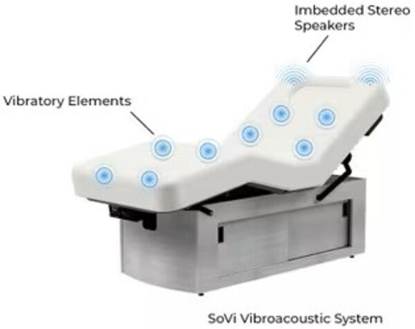 Prema e-nvi Power Hi-Lo Massage Table w/ Adjustable Back Salon Top & Shelf [Bariatric Option]