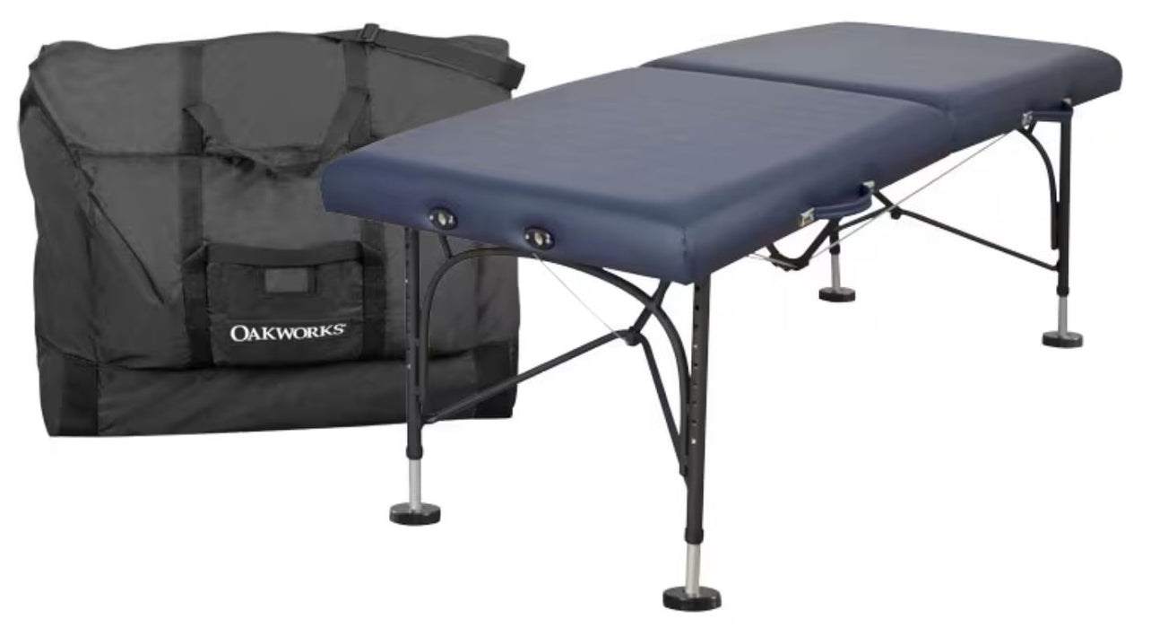 Boss Professional Portable Massage Table. 29"W w/ Carry Case [TerraTouch Upholstery]