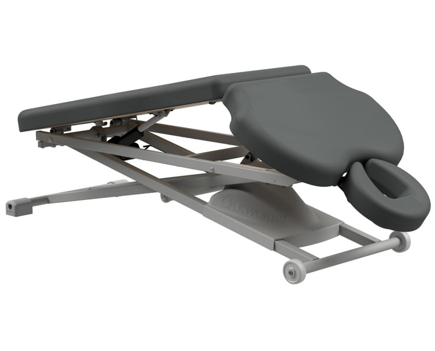 Power Hi-Lo Rehab Therapy Table w/ Adjustable Back (PT400M). 2.5" Comfort Foam Upholstery