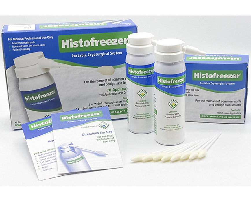 Histofreezer Portable Cryosurgical System. 1 Canister & [36] 5mm Applicators (1/ea)