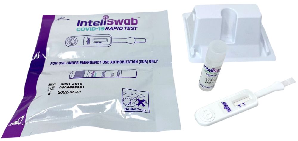 Inteliswab COVID-19 Nasal Swab Test Kit (25/bx)