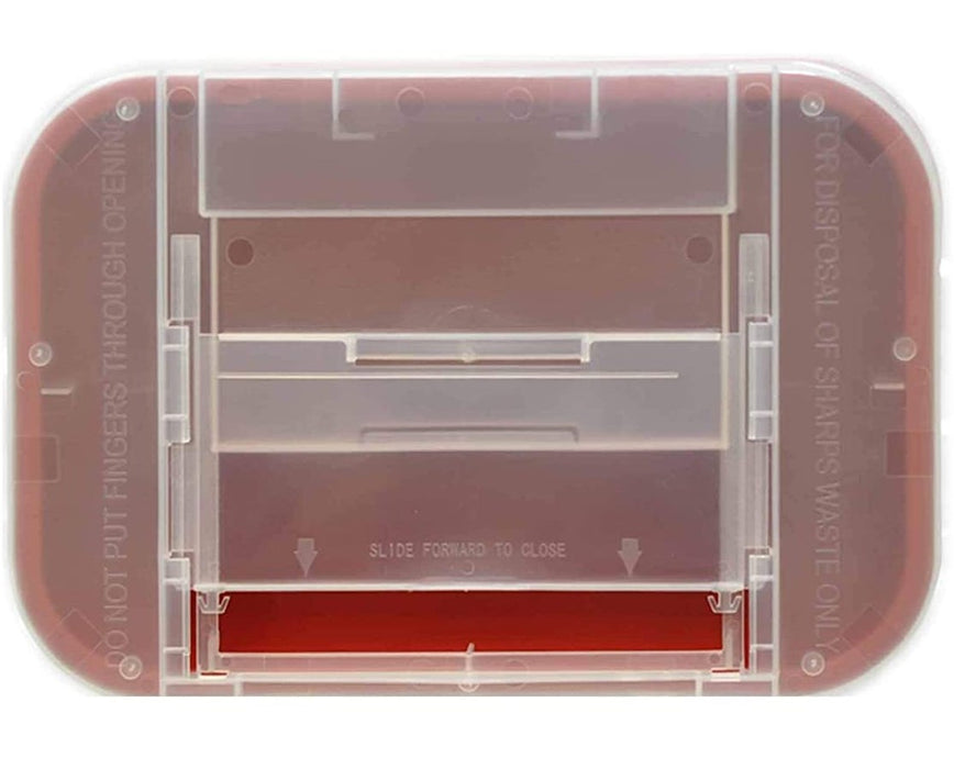 Sharps Disposal Container w/ Slide Lid