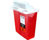 5 Qt. Sharps Disposal Container w/ Mailbox Lid - 20/Cs