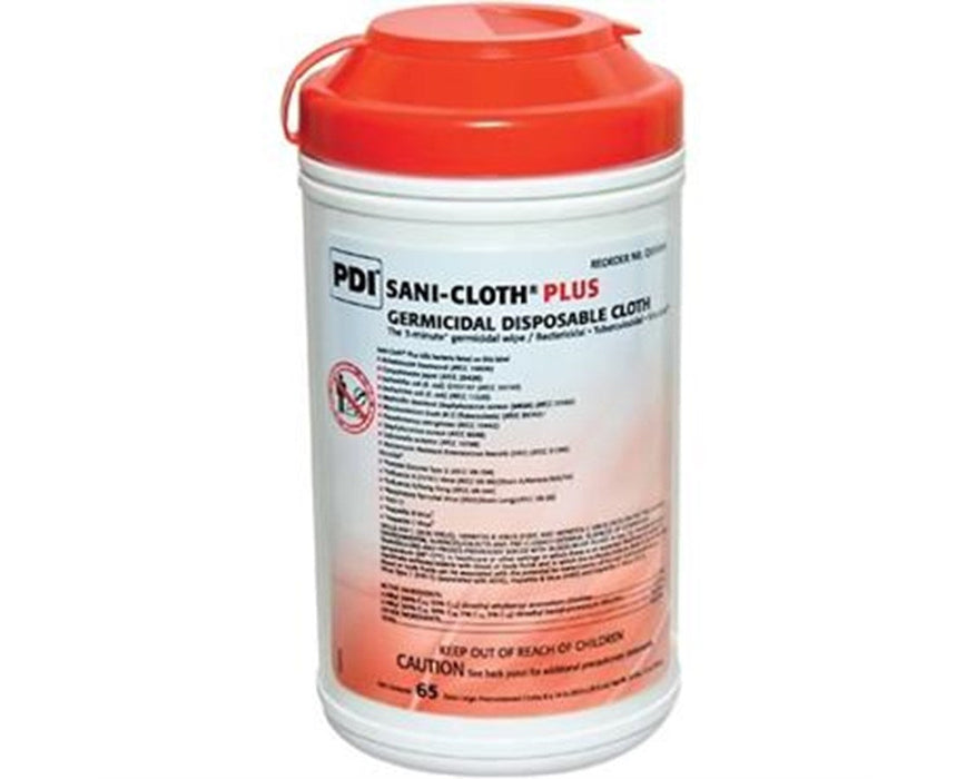 Sani-Cloth Plus Low-Alcohol 14.85% X-large 8"x14"