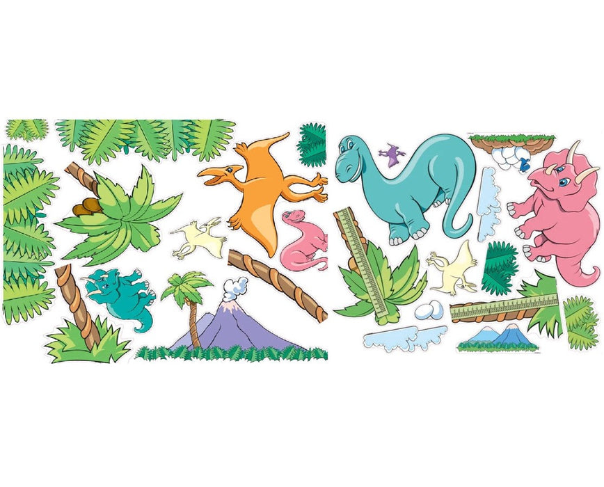 Vinyl Pediatric Wall Decal Kit - Dinosaur