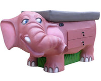 Pediatric Exam Table w/ Adjustable Back & Drawers, Zoopal Elephant