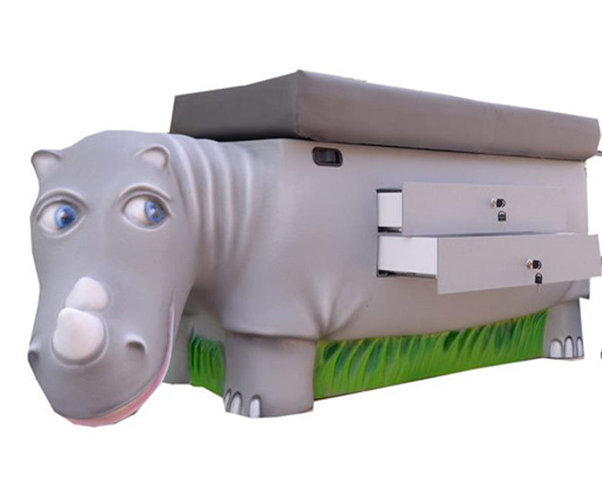 Zoopal Rhino Pediatric Cabinet Exam Table w/ Adjustable Back