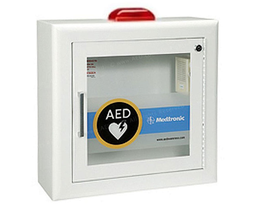 AED Surface-Mount Cabinet with Alarm & Strobe