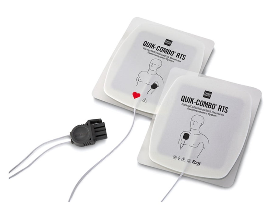 EDGE System Electrodes for LIFEPAK 15 AED Pediatric EDGE System RTS Electrodes with QUIK-COMBO Connector w/ 42" leadwire length