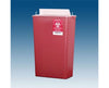 Horizontal Entry Biohazard Sharps Disposal Containers. 14 qt. Red Container (10/cs)