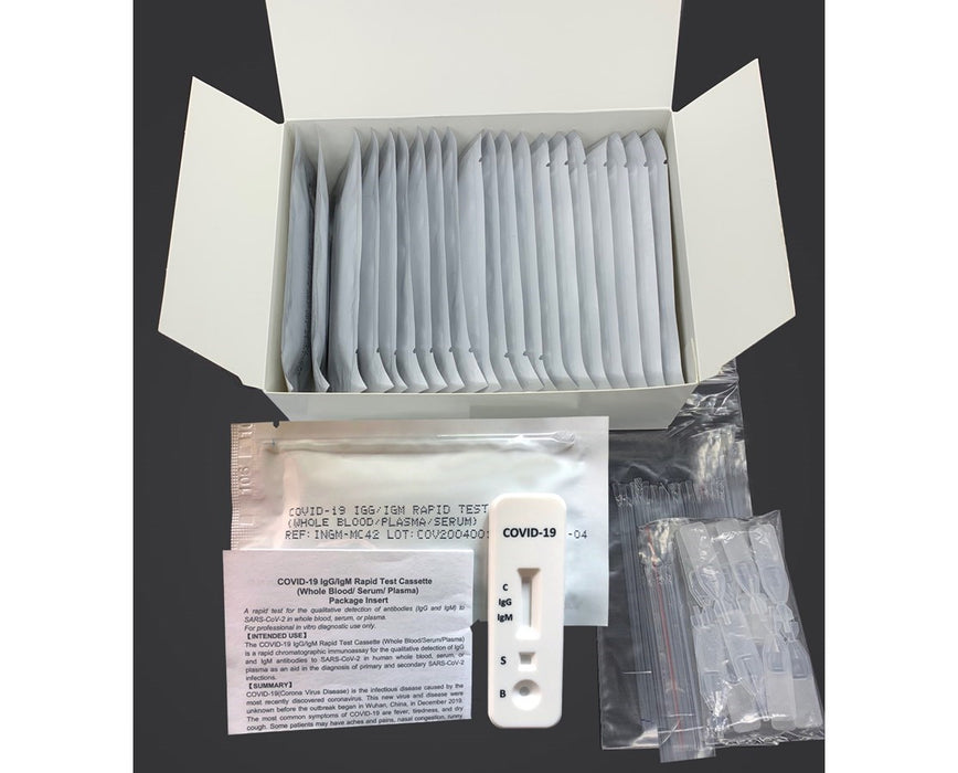 COVID-19 Antibody Rapid Test Kits - 20/bx