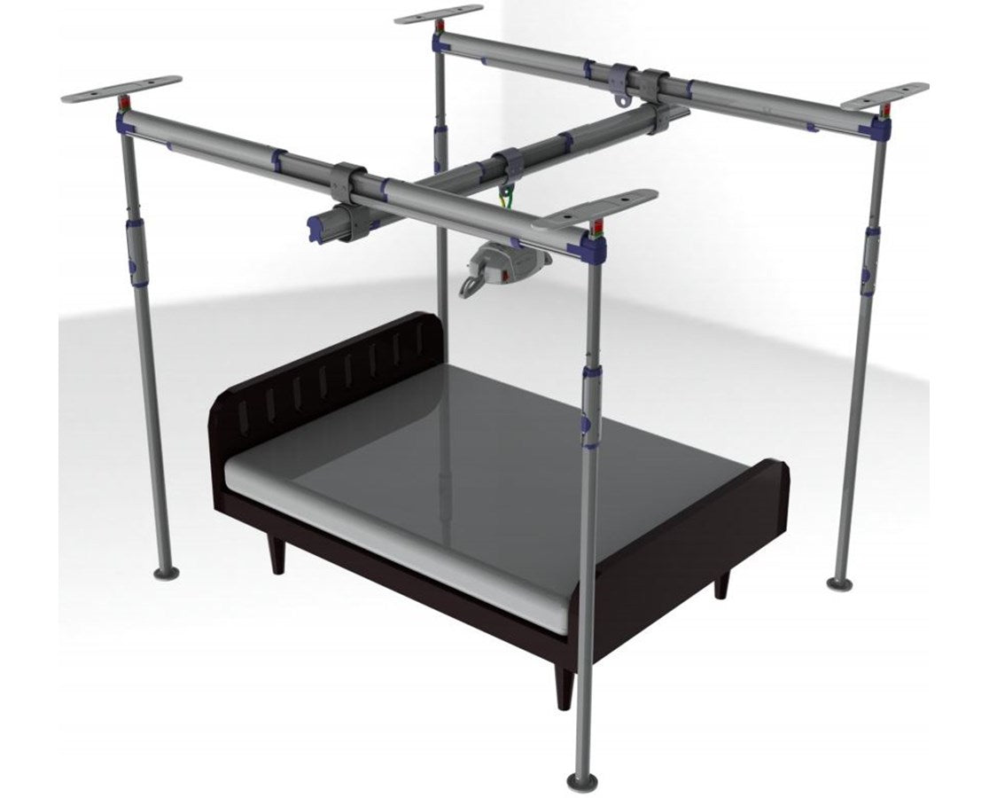 Handicare Pressure Fit 4-Post Free Standing Track. Save at Tigermedical ...