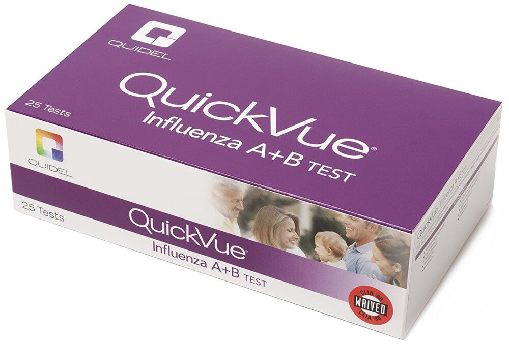 QuickVue Influenza Swab Set. 25/set. Sterile (25/pk)