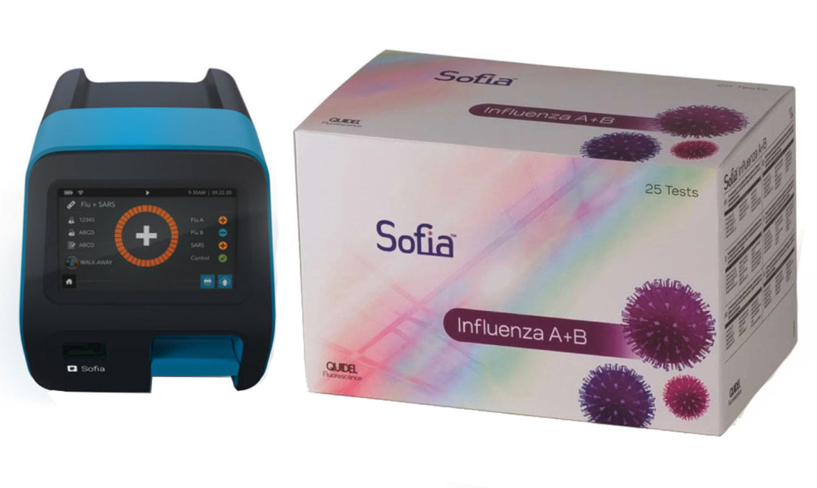 Sofia 2 Influenza A+B FIA Starter w/ 1 Owned Analyzer. 1 Install Pack. 2 Kits (25tests/kt)