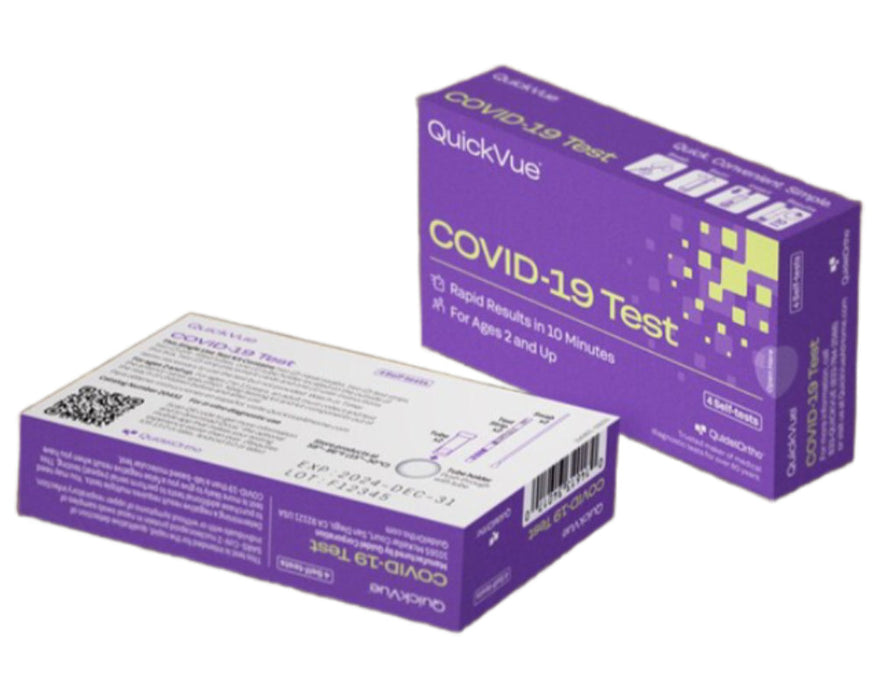 QuickVue At-Home OTC SARS-CoV-2 Antigen Test Kit (4 Tests/kt)