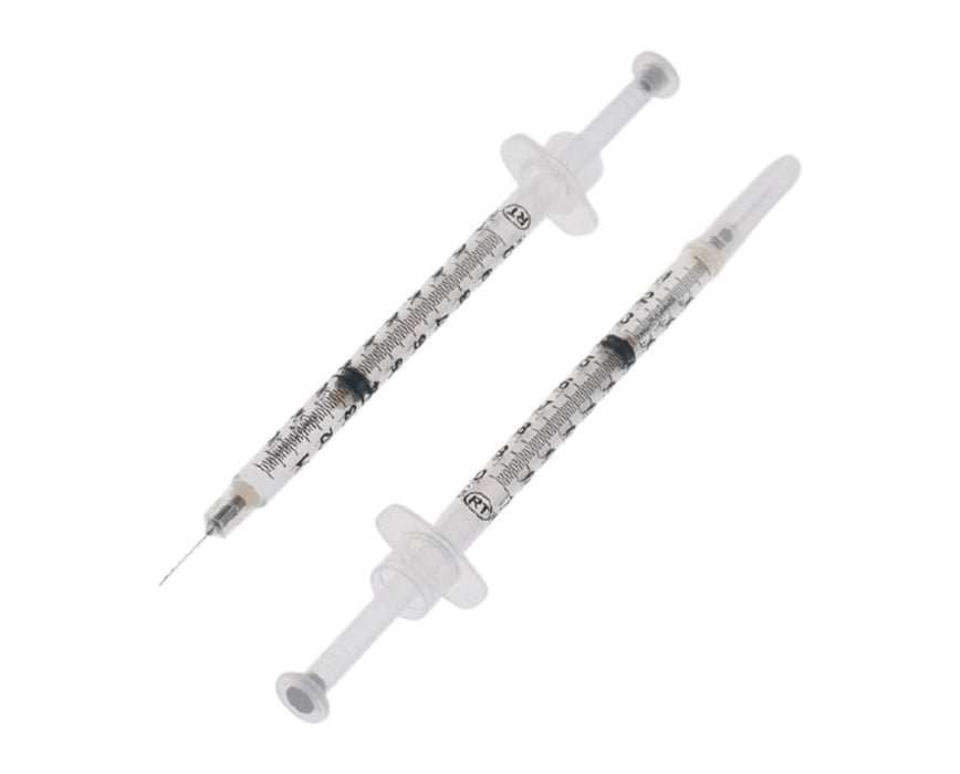 VanishPoint 1mL Tuberculin Syringe w/ 25G x 5/8" Needle (800/case)
