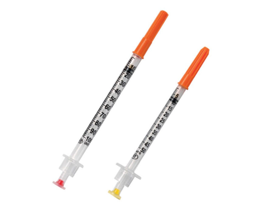 1mL VanishPoint U-100 Insulin Syringe w/ 29G x 1/2" Needle (800/case)