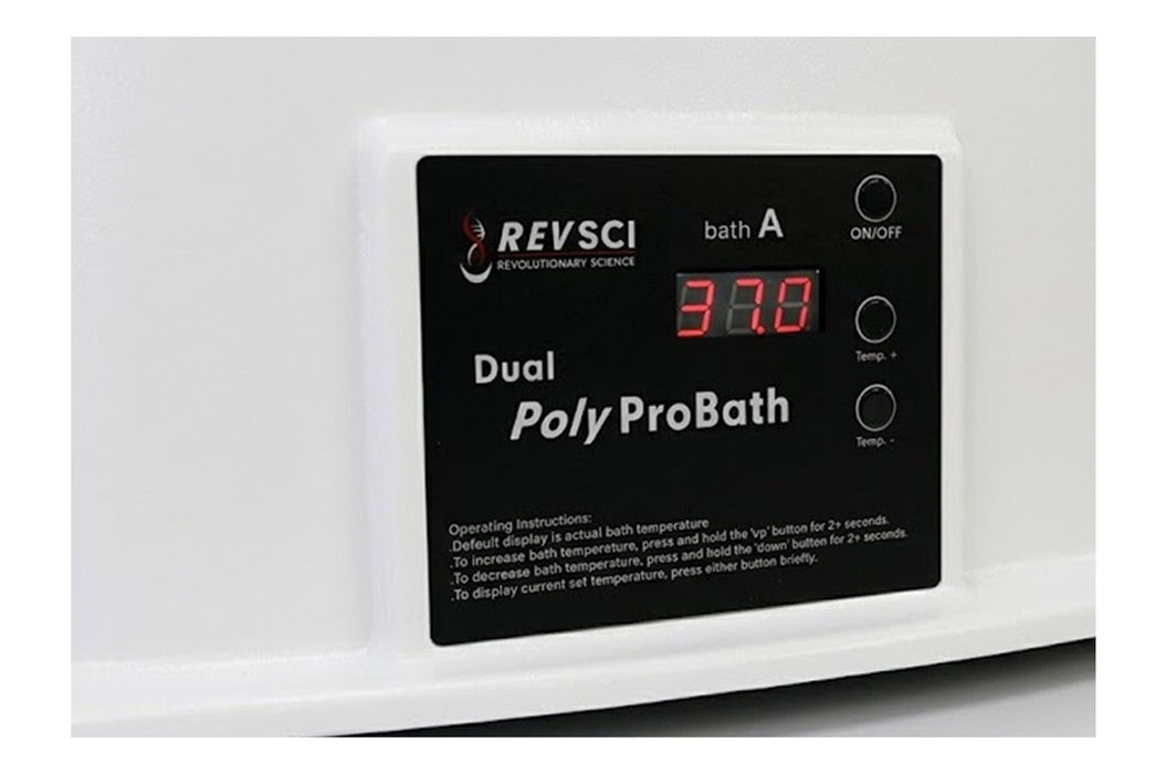 Dual Poly Pro Water Bath Lab Incubator, 11L