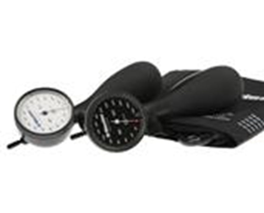R1 shock-proof Aneroid Sphygmomanometer Black Dial - Red Pointer