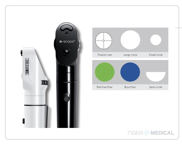 E-scope Otoscope & Ophthalmoscope Pocket Diagnostic Set, Xenon Illumination