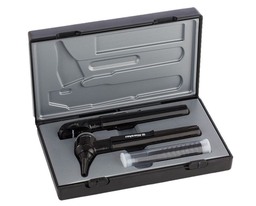 E-scope Otoscope & Ophthalmoscope Pocket Diagnostic Set, LED Illumination - Black