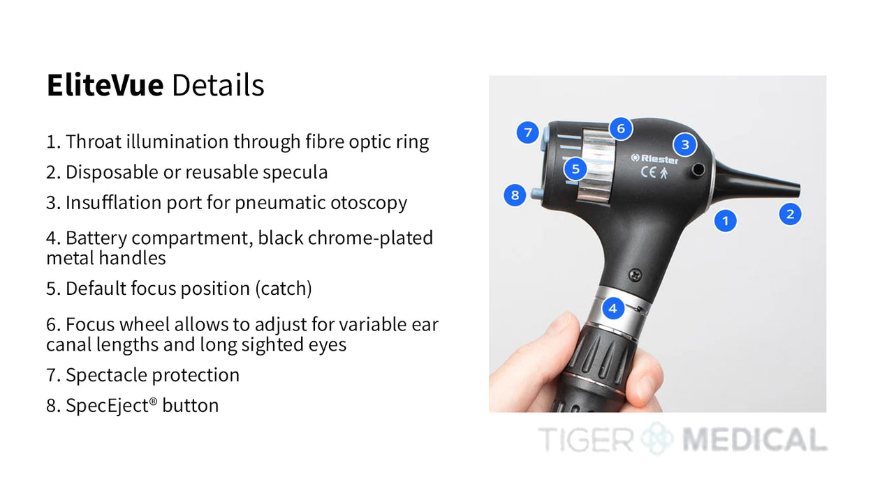 EliteVue Otoscope Set