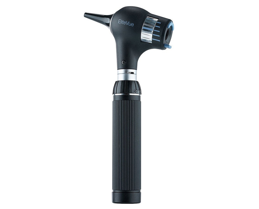 EliteVue Otoscope Set with 3.5V LED & Handle for 1 Li-ion Battery