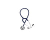 Duplex 2.0 Stethoscope Stainless Steel, Blue