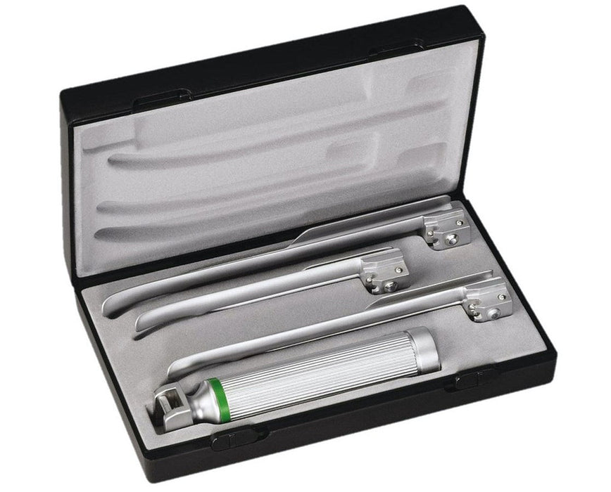 Ri-integral Fiber-Optic Laryngoscope Set, Miller - 2.5V Xenon