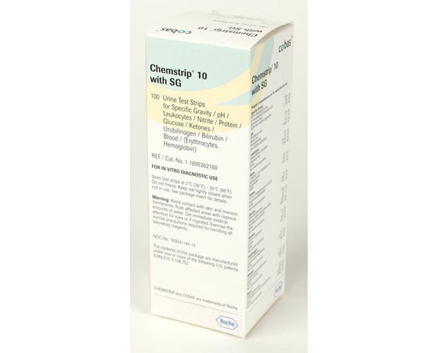 Chemstrip Urinalysis - 10SG - 100/vial