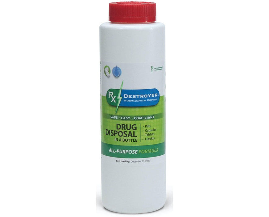 Rx Destroyer Drug Waste / Disposal Bottle - Save at — Tiger Medical