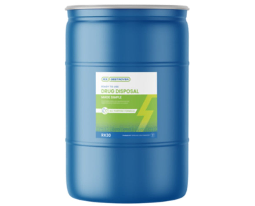 30 Gallon All-Purpose Rx Drug Waste Disposal Drum