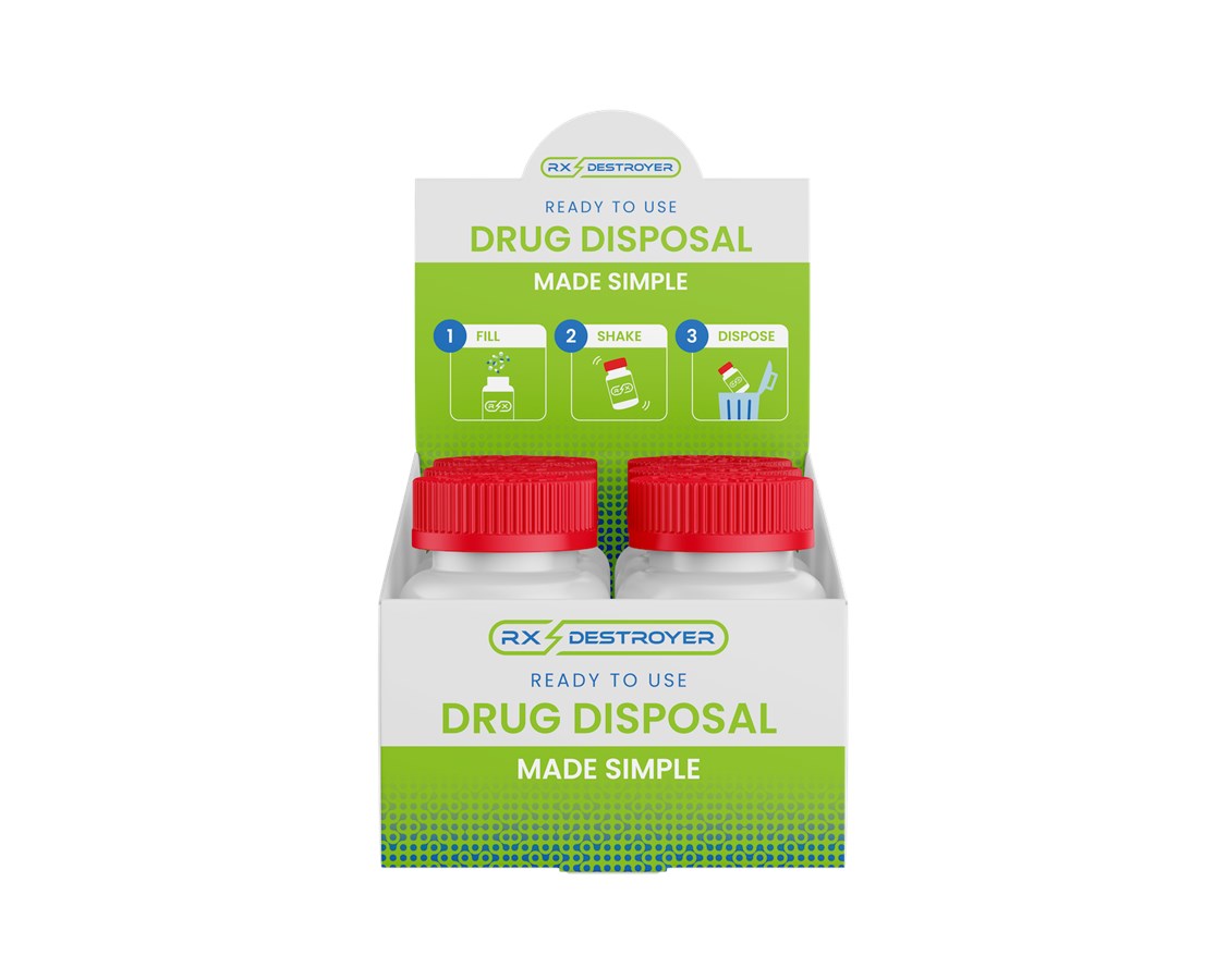 Rx Destroyer Drug Waste Disposal Bottles. Save at Tigermedical — Tiger ...