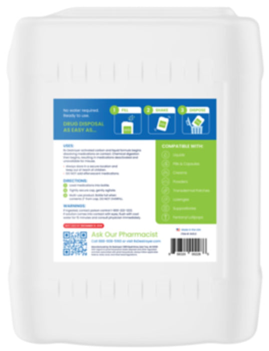 Ivy Rx Containers Rx Destroyer All-Purpose Rx Drug Waste Container. Save at Tigermedical ...