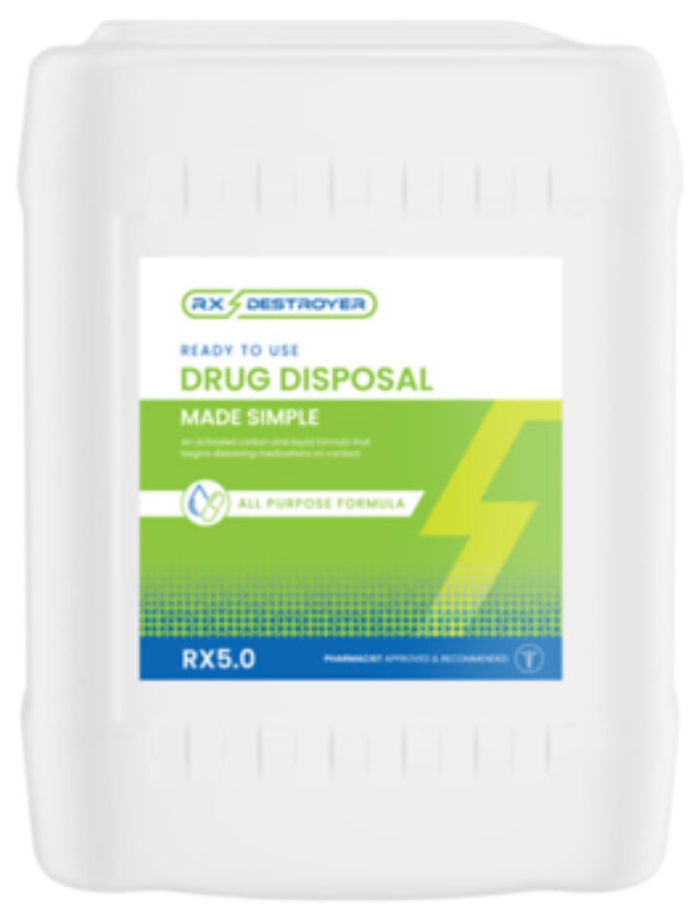 Disposing Rx Injection Jars Rx Destroyer All-Purpose Rx Drug Waste Container. Save at Tigermedical ...