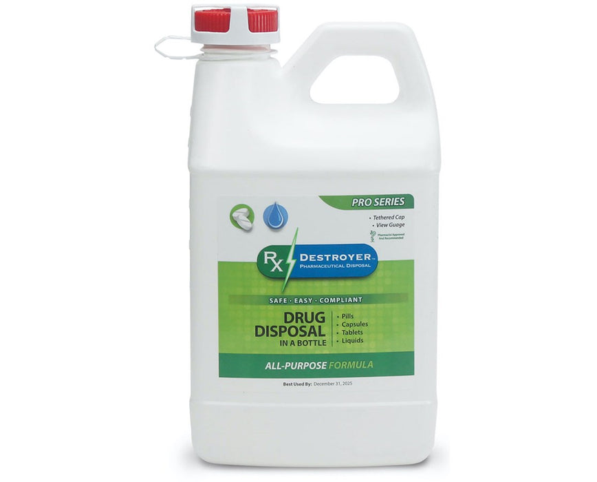 Rx Destroyer All-Purpose Rx Drug Waste Bottle Pro - Save at — Tiger Medical