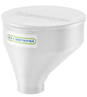 Capped Funnel for Pharmaceutical Disposal Bottle