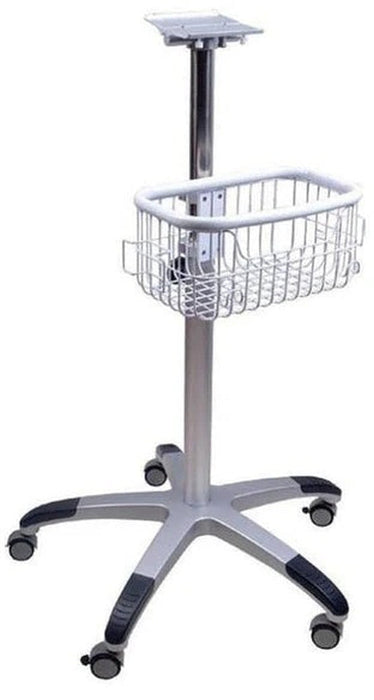 Rolling Stand w/ Basket for Mobile Storage, Base Plate Required