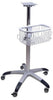Rolling Stand w/ Basket for Mobile Storage, Base Plate Required