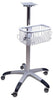Rolling Stand w/ Basket for Mobile Storage, Base Plate Required