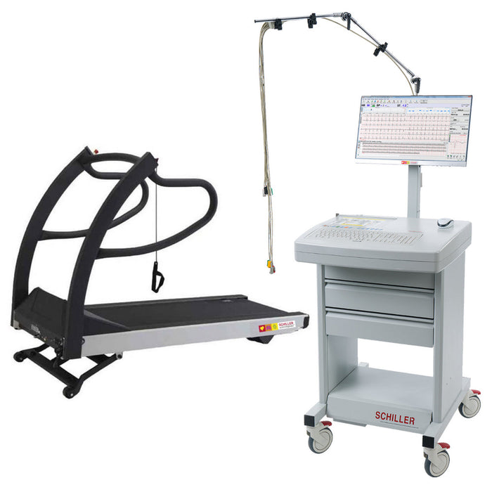 ECG Stress Test System. Cardiovit CS-200 Excellence w/ Interpretation. DICOM Connectivity, Worklist & Treadmill 110V