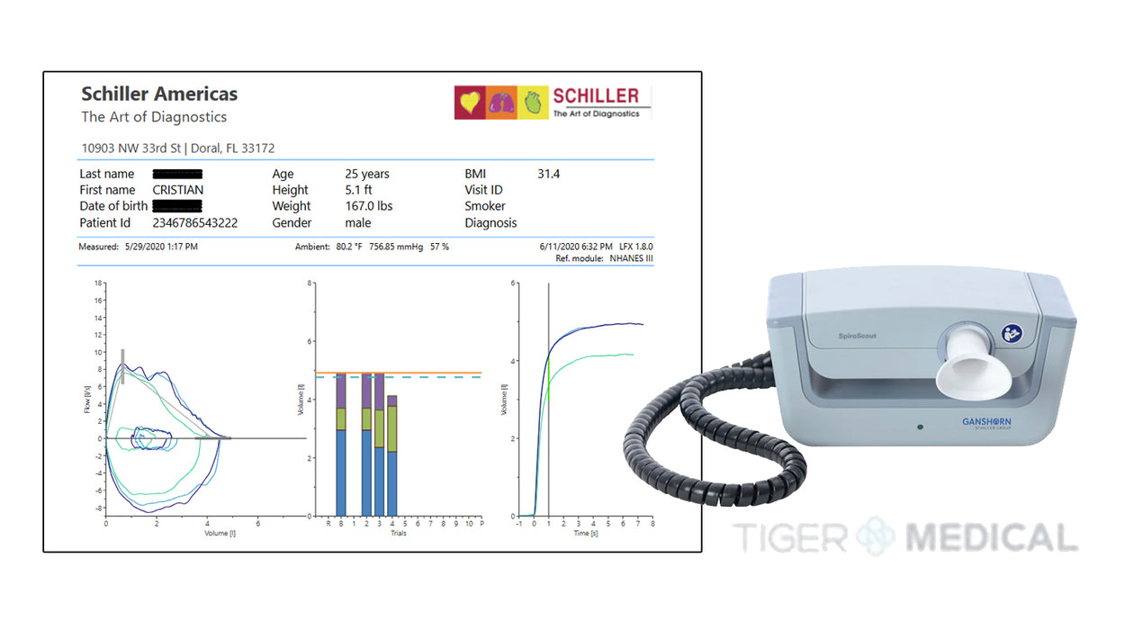 SpiroScout PC Based Spirometry System