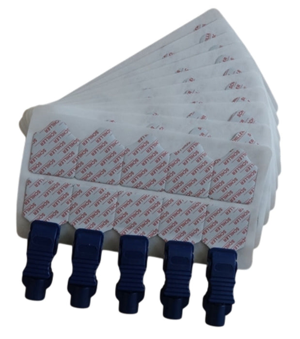 Snap-Clip Adapters for Resting ECG. 10 ea (10/pch)