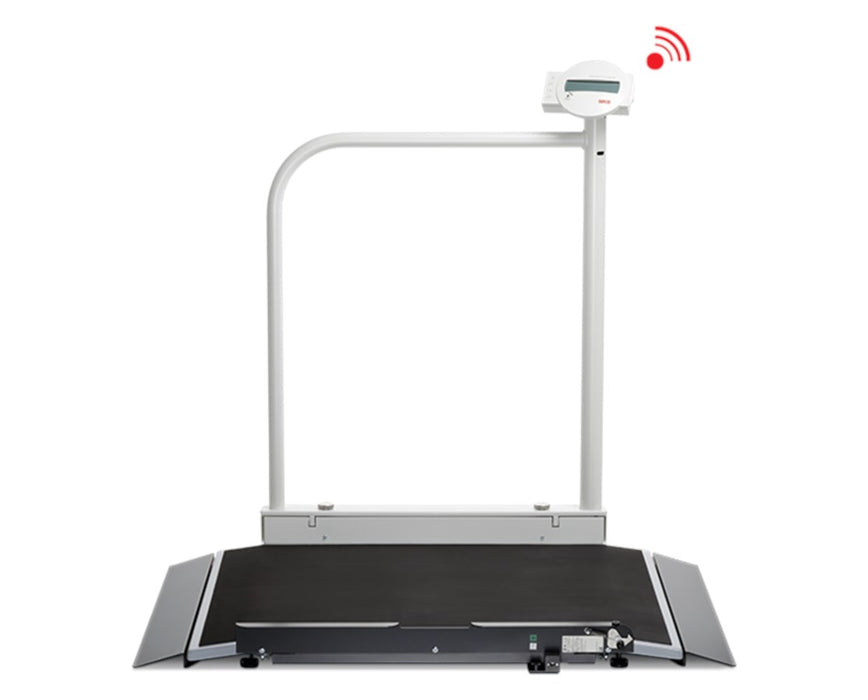 676 Digital Wheelchair Scale with Handrail & Wireless Transmission