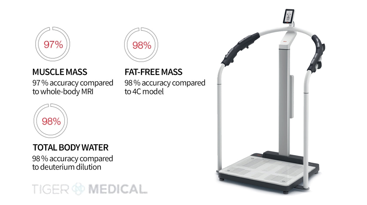 BIA Platform mBCA 554 Body Composition Analyzer with Handrail
