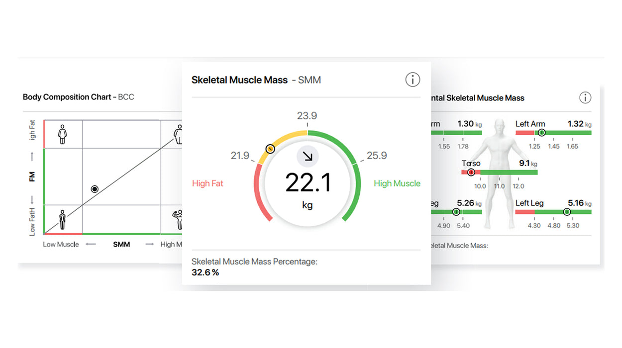 BIA Platform mBCA 554 Body Composition Analyzer with Handrail