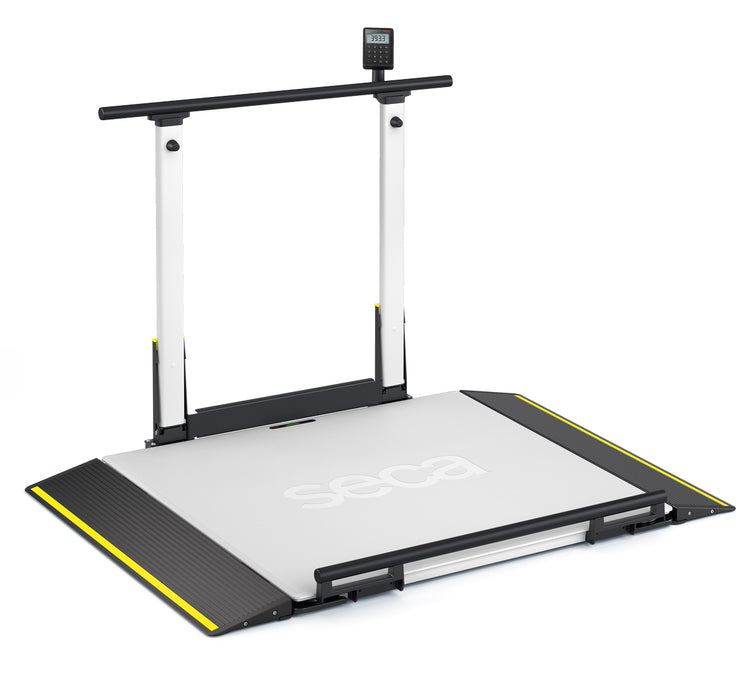 XLine Hold Digital Bariatric ADA Wheelchair Scale w/ Handrail