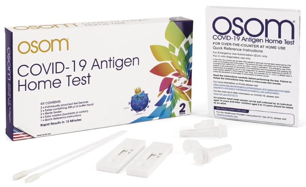 OSOM COVID-19 Antigen Home Test (2/kit)