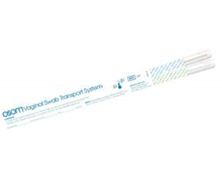 Osom Vaginal Swab Transport System For BVBLUE and Trich Tests, (1) Rayon & (1) Cotton Swab, 500/cs - Sterile