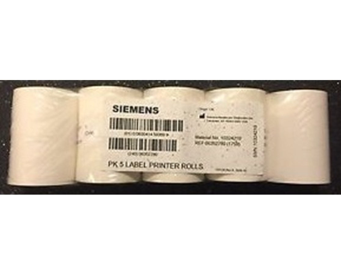 Simens Label Siemens Diagnostics Label Printer Paper. Save at Tigermedical — Tiger ...